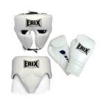 Custom Boxing Set Leather & Synthetic Gloves, Focus Mitts & Headgear